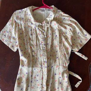 Floral Yellow Maxi Dress